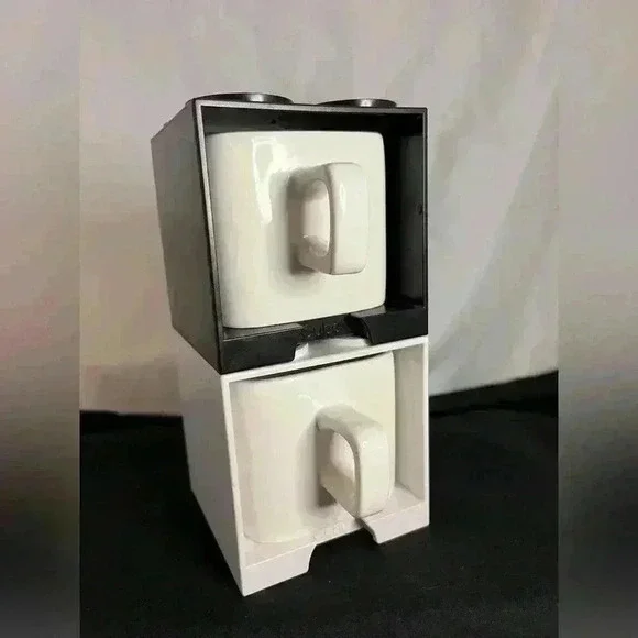 2- Stackable Cube Mugs - Picture 2 of 6